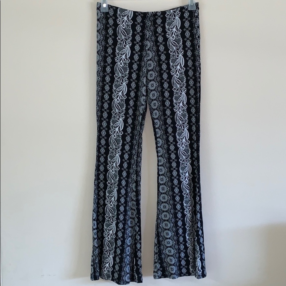 Love Culture printed flare pants